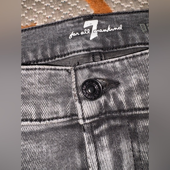 7 For All Mankind Paxtyn Skinny Jeans - Fits Like Women’s 14 - Picture 6 of 12